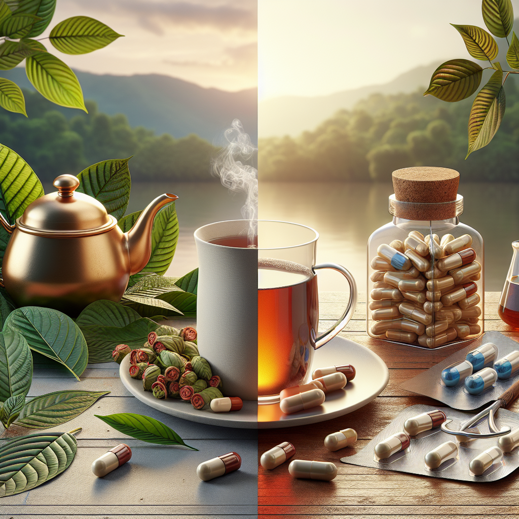 Kratom Tea vs Kratom Capsules